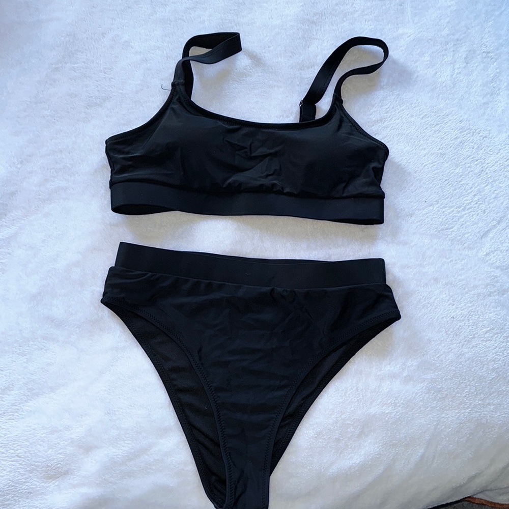 Black high waisted Bikini